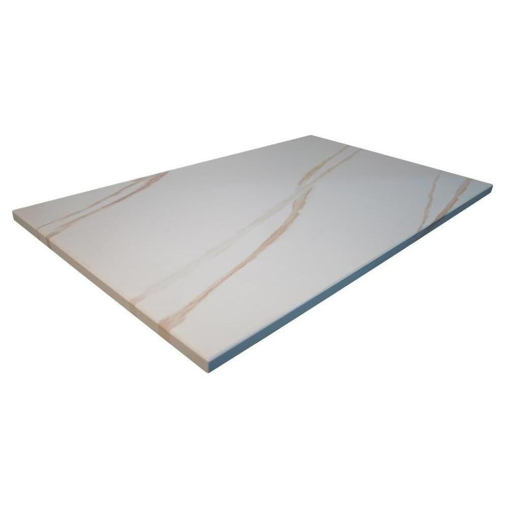 Mocha Vein Pattern Powder Coated MDF Outdoor Table Tops
