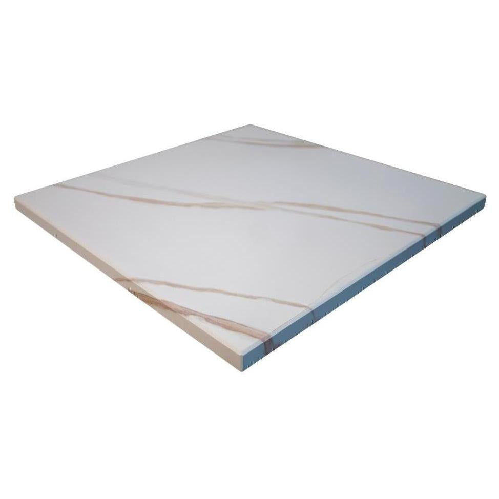 Mocha Vein Pattern Powder Coated MDF Outdoor Table Tops