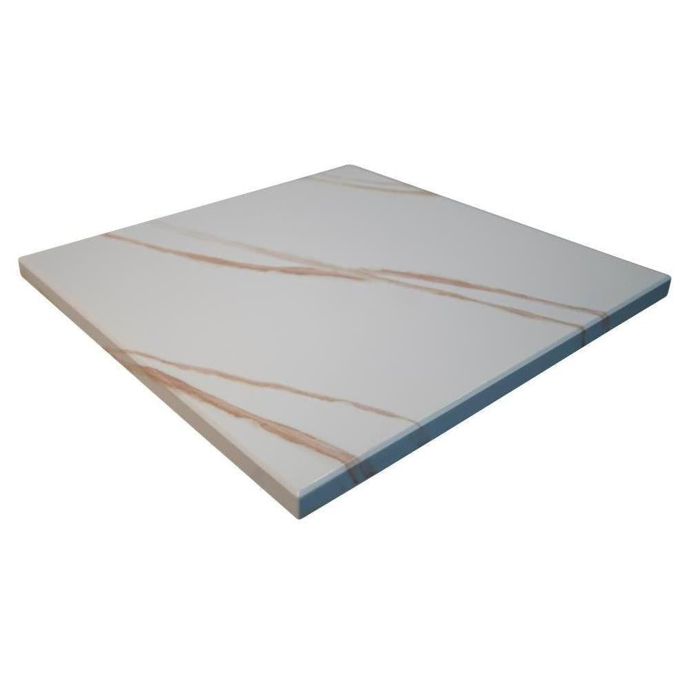 Mocha Vein Pattern Powder Coated MDF Outdoor Table Tops