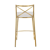 Modern Charlotte 25" Fixed-Height Counter Stool - Set of 2
