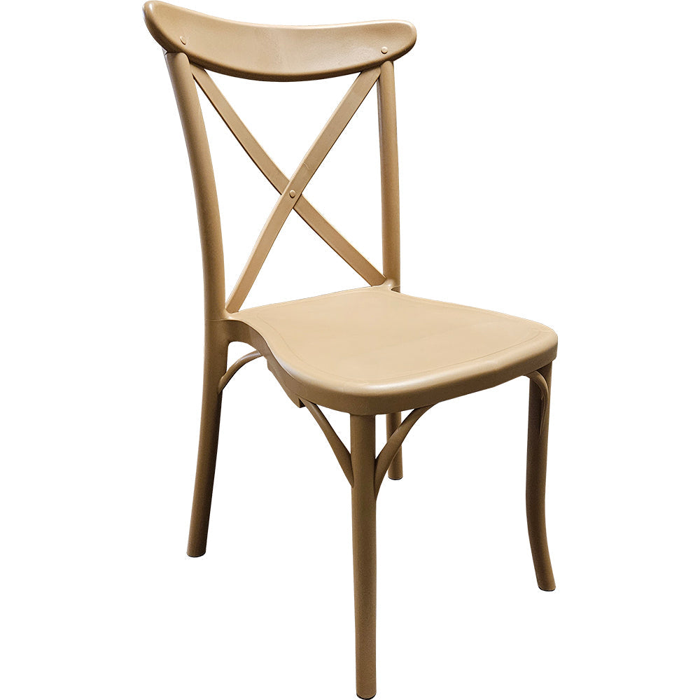 Gallatin X Back Outdoor Resin Dining Chair