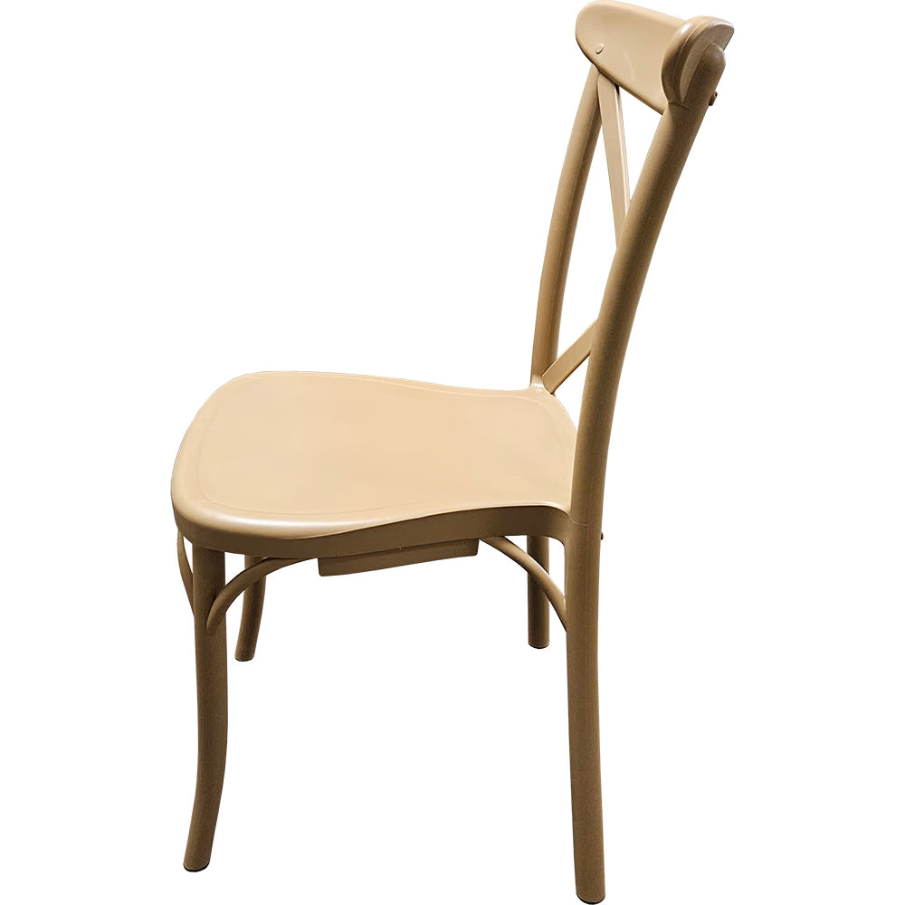 Gallatin X Back Outdoor Resin Dining Chair