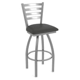 Outdoor 410 Jackie Stainless Steel Ladder Back Swivel Bar Stool