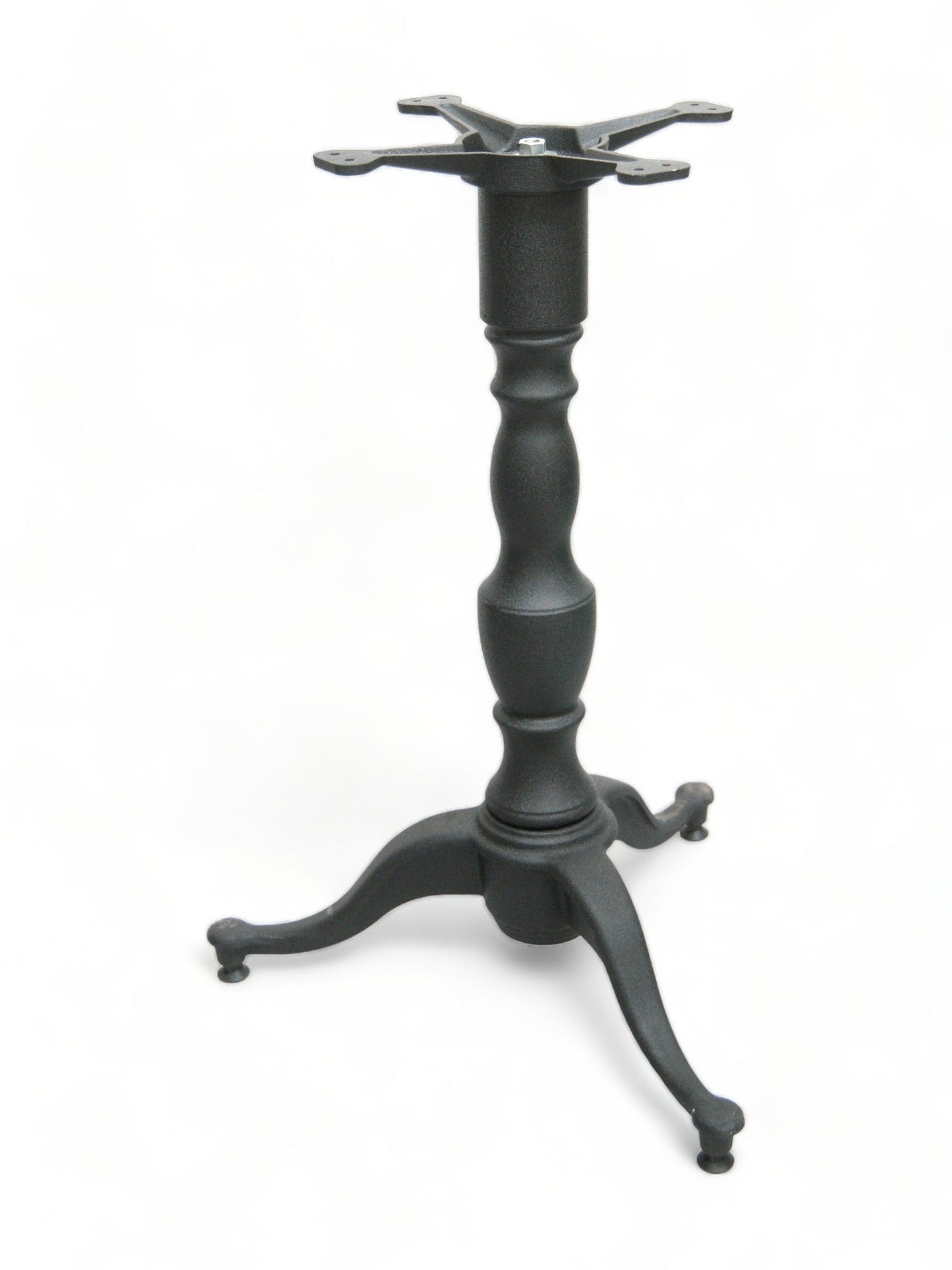 Black Ornamental 3-Prong Table Base