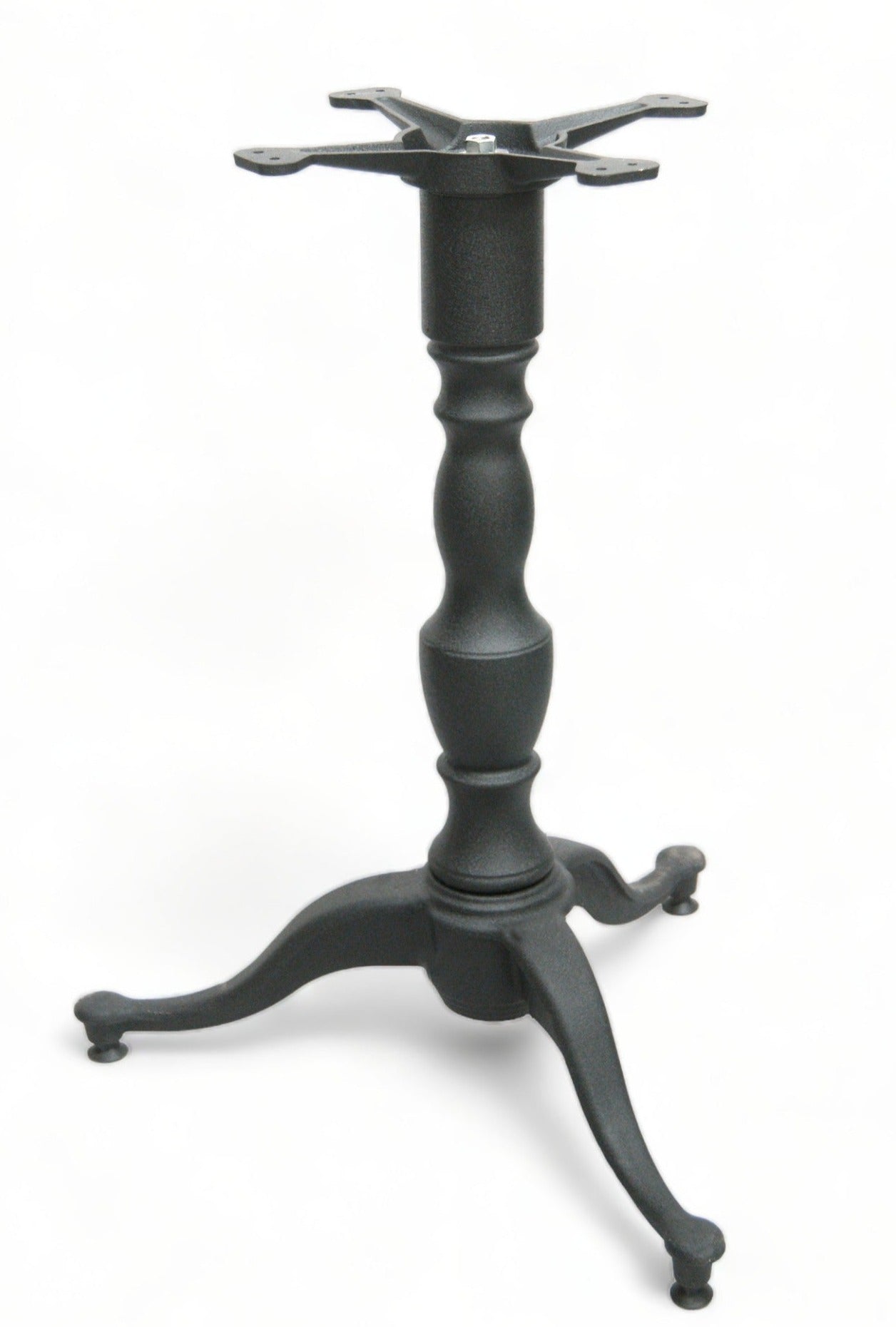 Black Ornamental 3-Prong Table Base