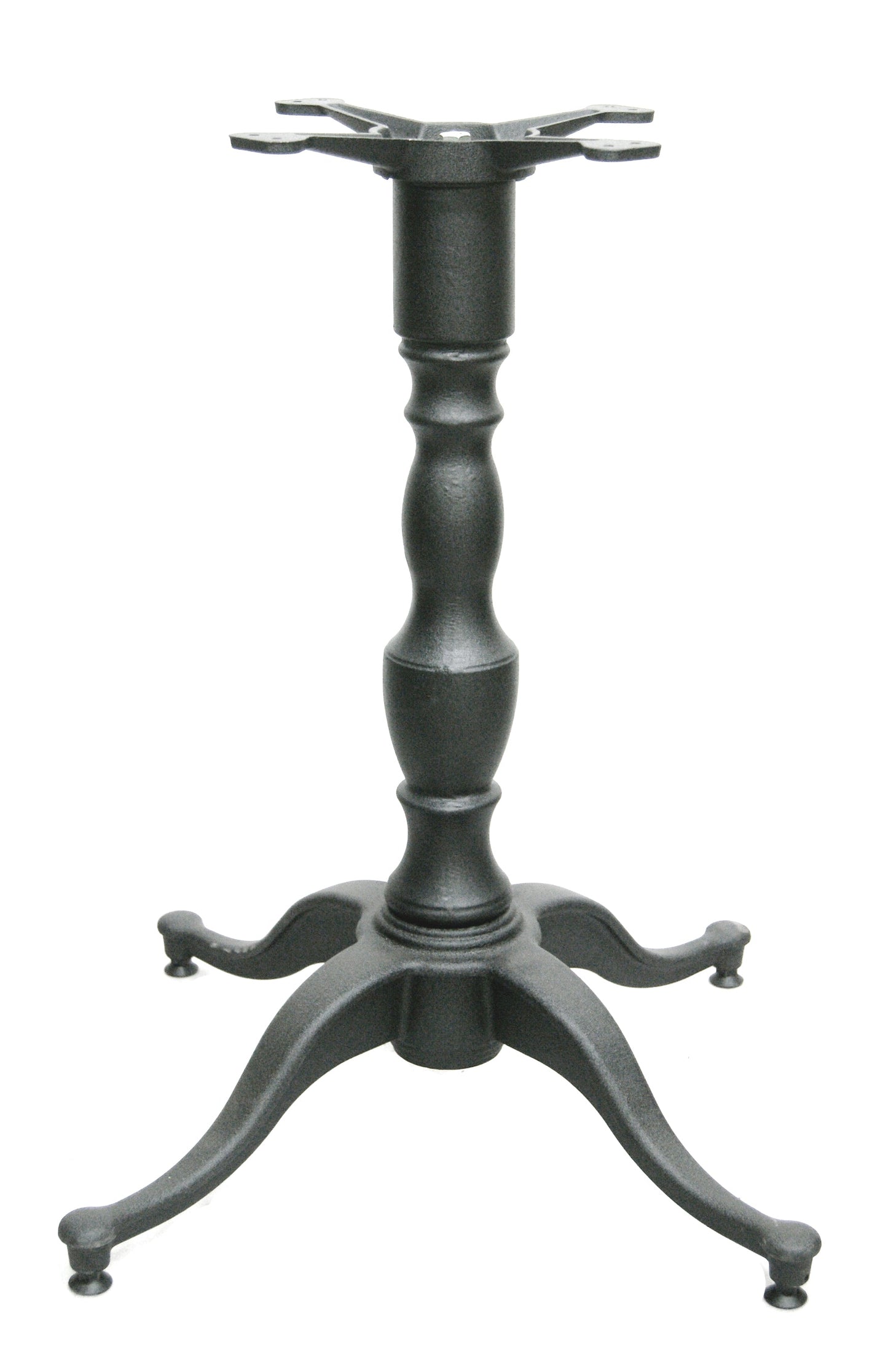 Black Ornamental 4-Prong Table Base