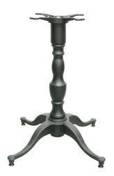 Black Ornamental 4-Prong Table Base