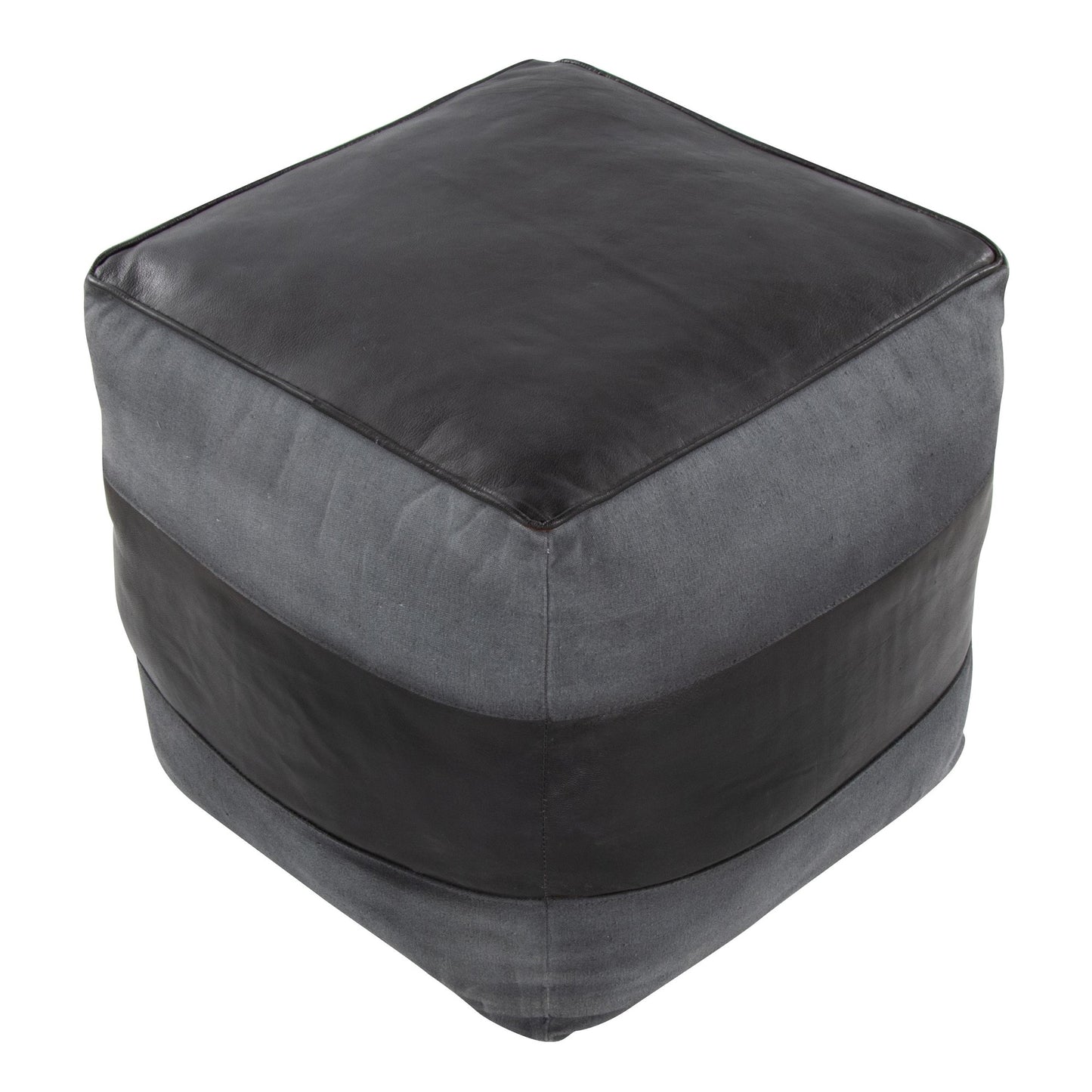 Cobbler Canvas Pouf