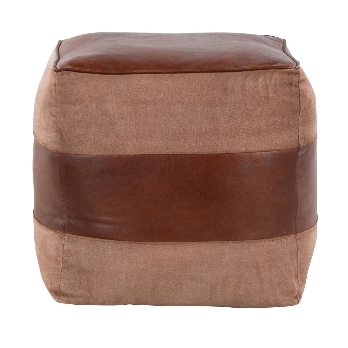 Cobbler Canvas Pouf