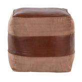 Cobbler Canvas Pouf