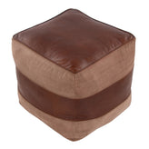 Cobbler Canvas Pouf