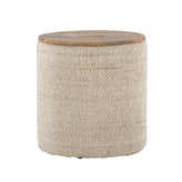 Tahoe 17" Wood Ottoman