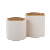 Tray Nesting Ottoman Set