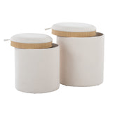 Tray Nesting Ottoman Set