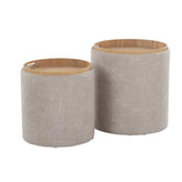Tray Nesting Ottoman Set