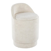 Marla 18" Upholstered Vanity Stool