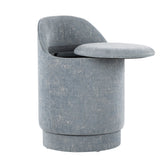 Marla 18" Upholstered Vanity Stool