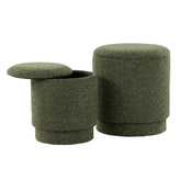 Marla Upholstered Ottoman Set