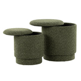 Marla Upholstered Ottoman Set