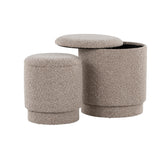 Marla Upholstered Ottoman 2-piece Set