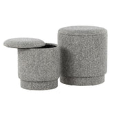 Marla Upholstered Ottoman Set