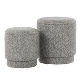 Marla Upholstered Ottoman Set