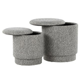 Marla Upholstered Ottoman Set