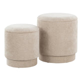 Marla Upholstered Ottoman 2-piece Set