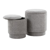 Marla Upholstered Ottoman 2-piece Set