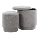 Marla Upholstered Ottoman 2-piece Set
