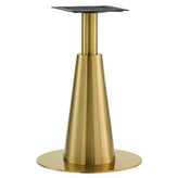 Monroe Gold Stainless Steel Pedestal Table Base – 20" Round
