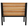 Ottis Metal Booth with Slat Wood Back19a11401dd547313dc