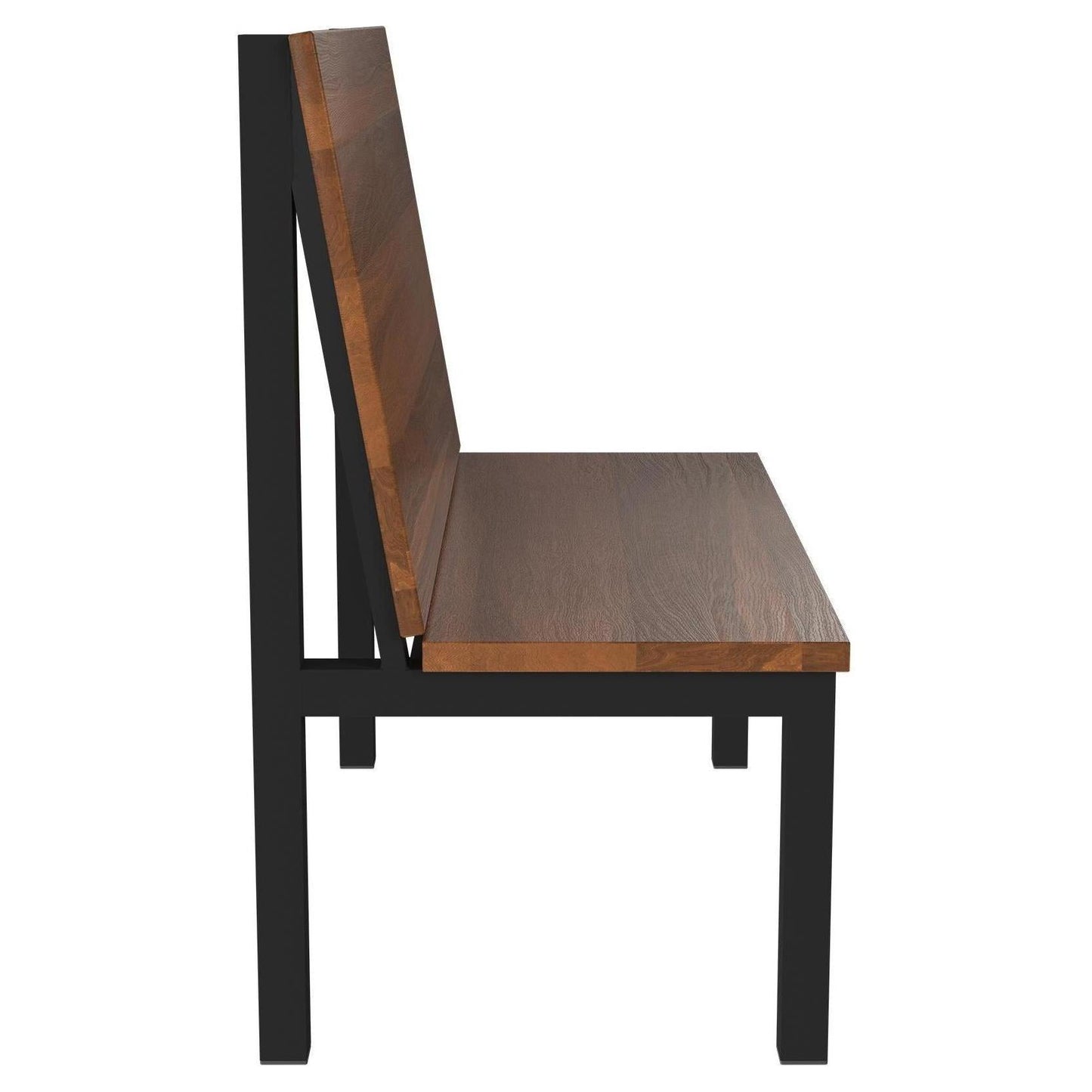 Ottis Metal Booth with Solid Wood Back19a11787063615246f