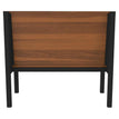 Ottis Metal Booth with Solid Wood Back19a1178706319346d1