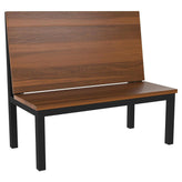 Ottis Metal Booth with Solid Wood Back19a11787063568ab99