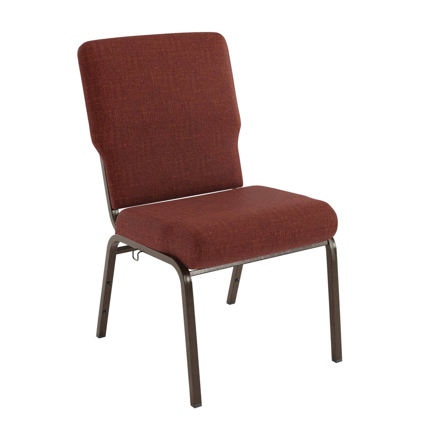 Advantage 20.5 in. Cinnamon Molded Foam Church Chair