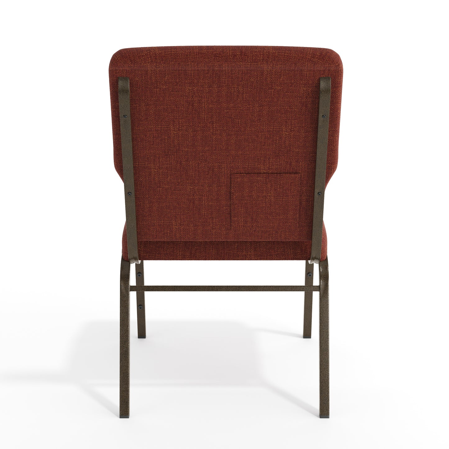 Advantage 20.5 in. Cinnamon Molded Foam Church Chair