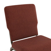 Advantage 20.5 in. Cinnamon Molded Foam Church Chair