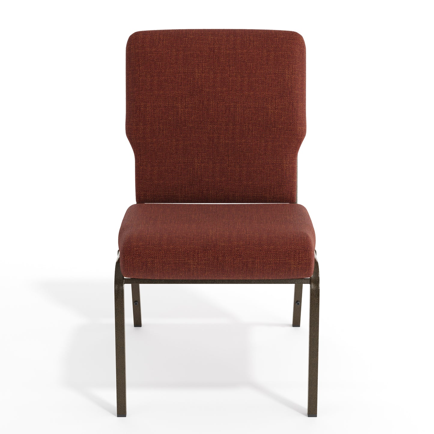 Advantage 20.5 in. Cinnamon Molded Foam Church Chair