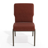 Advantage 20.5 in. Cinnamon Molded Foam Church Chair