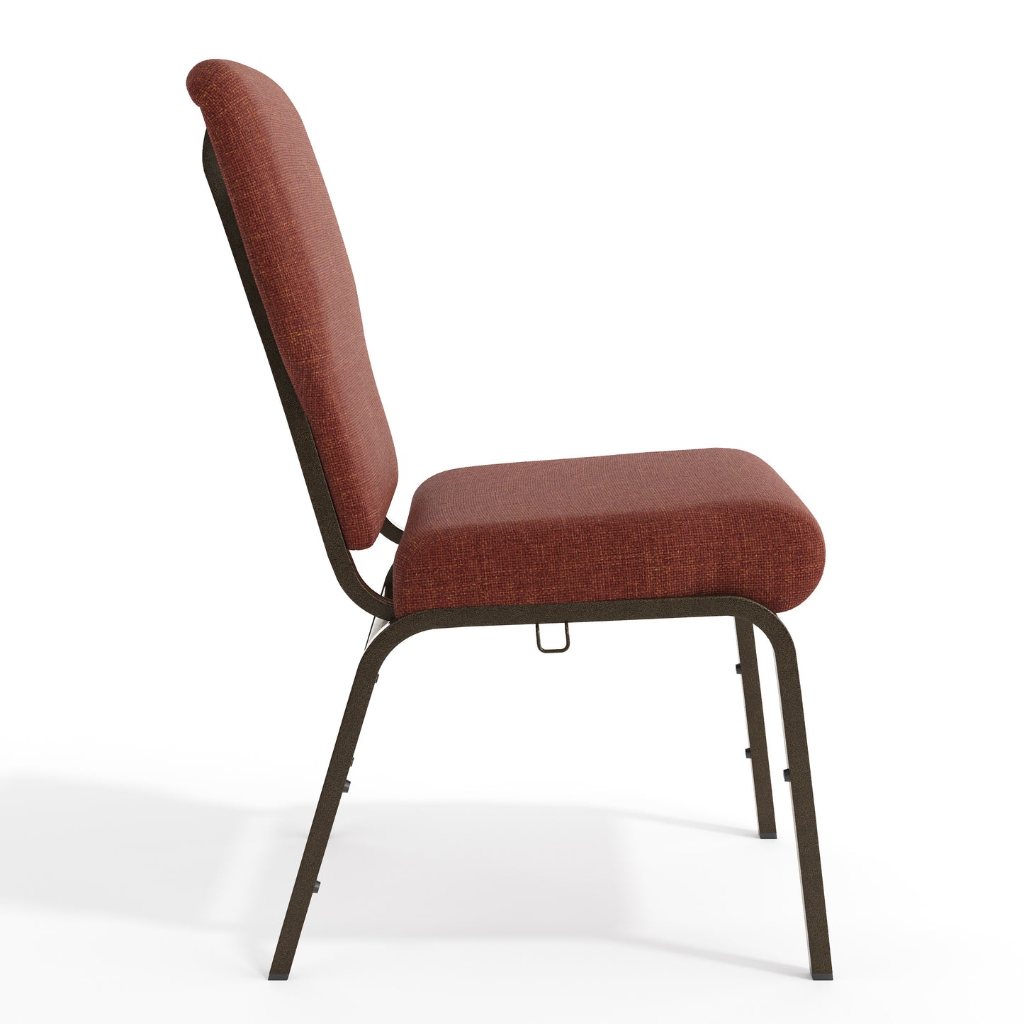 Advantage 20.5 in. Cinnamon Molded Foam Church Chair