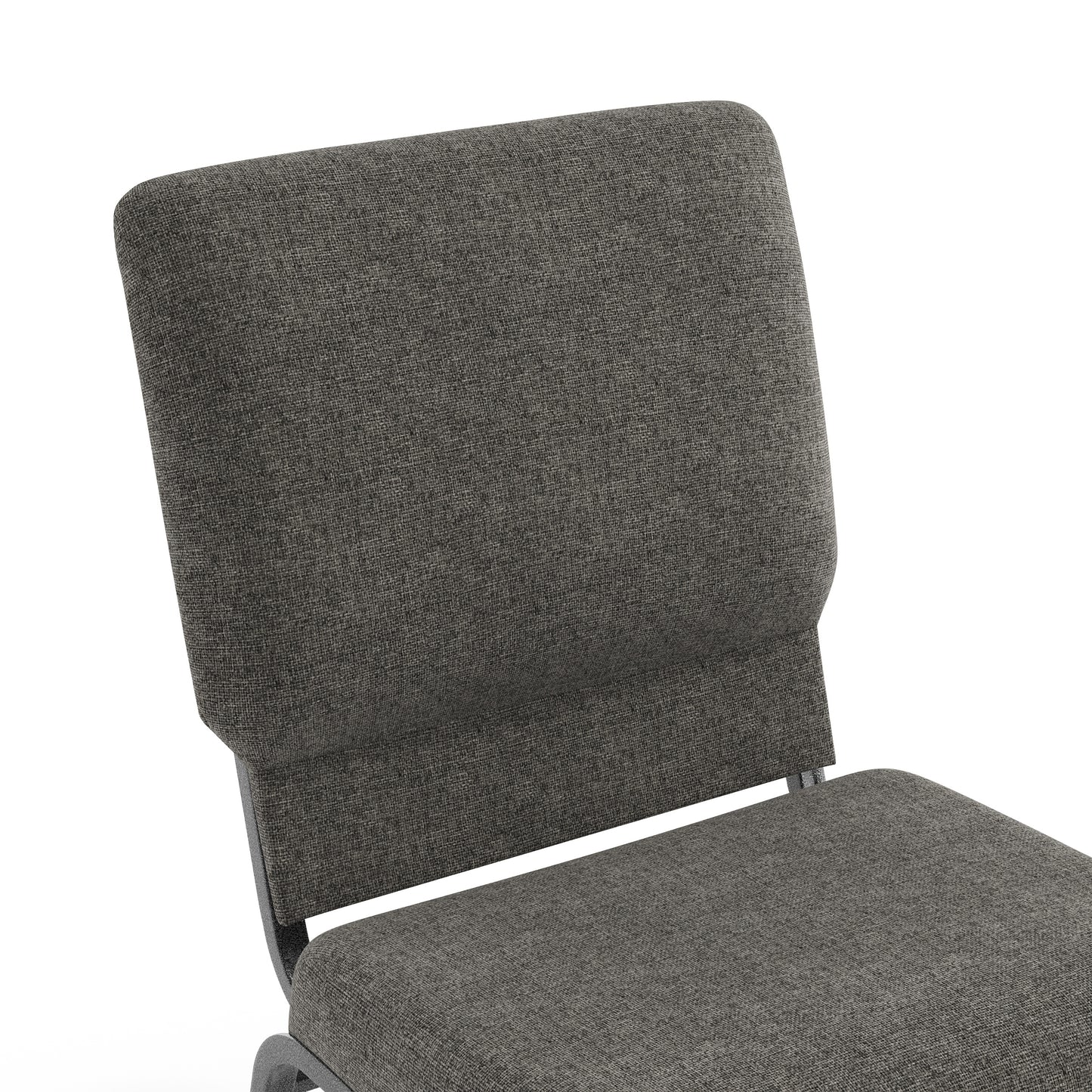Advantage Charcoal Gray Church Chair 20.5 in. Wide
