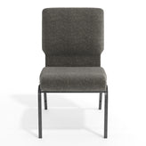 Advantage Charcoal Gray Church Chair 20.5 in. Wide