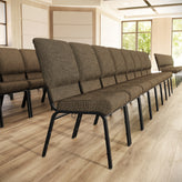 Advantage Jute Church Chair 20.5 in. Wide