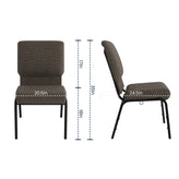 Advantage Fossil Church Chair 20.5 in. Wide