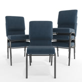 Advantage Navy Church Chairs 18.5 in. Wide