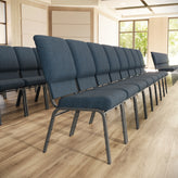 Advantage Navy Church Chairs 18.5 in. Wide