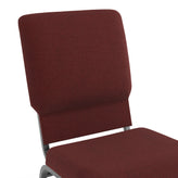 Advantage Maroon Church Chairs 18.5 in. Wide