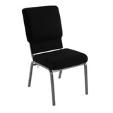 Advantage Black Church Chairs 18.5 in. Wide