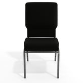Advantage Black Church Chairs 18.5 in. Wide